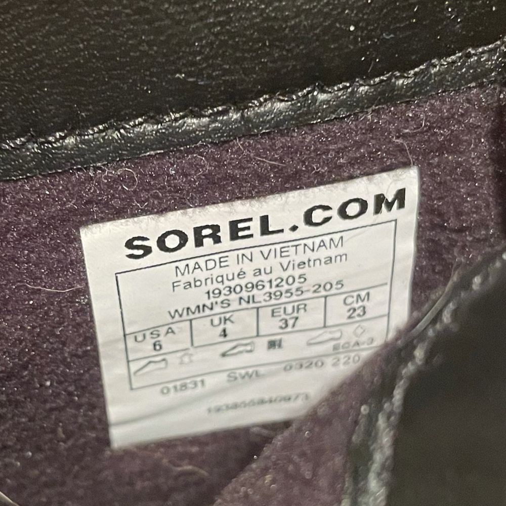 Brown almost new sorel winter boots size women’s 6 - Picture 3 of 7
